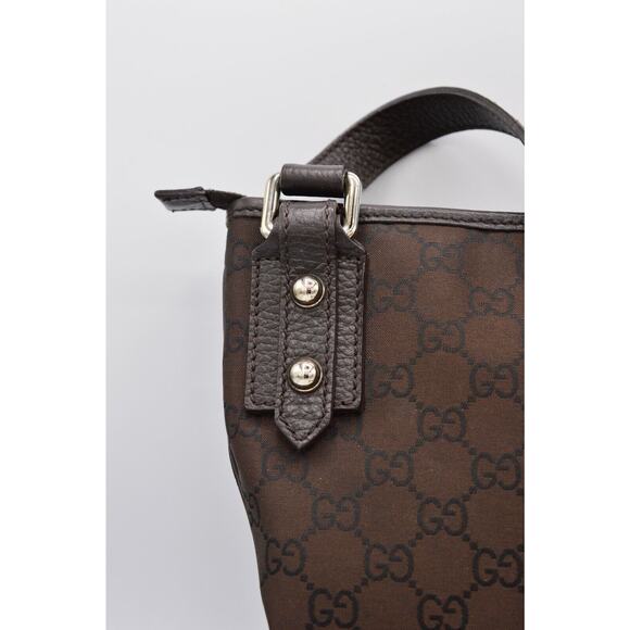 Gucci Monogram Jolicouer Charm Messenger Crossbody Purse Authentic Dark Brown - Picture 5 of 11